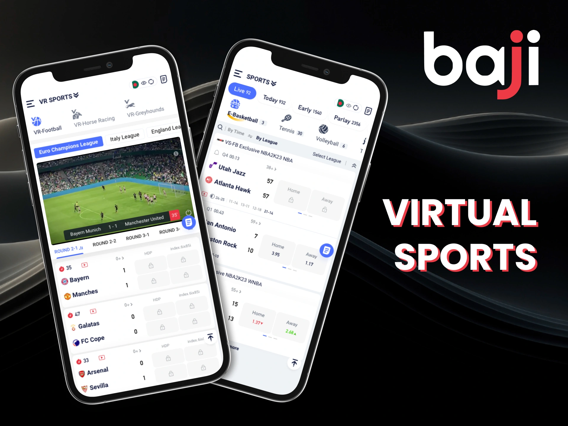 Try virtual games on Baji now and place bets anytime with fast results and realistic simulations.